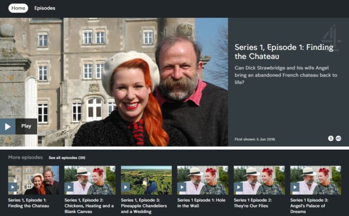 Where to Watch Escape to the Chateau Anywhere in the World - Watch UK TV