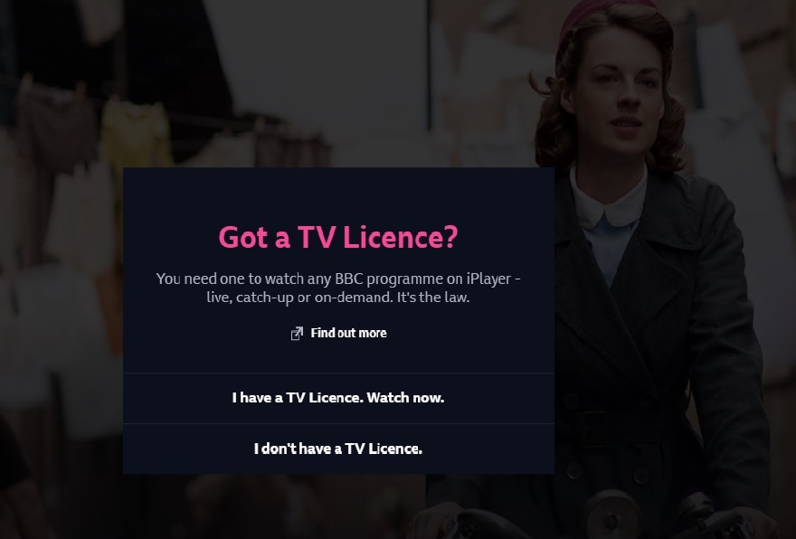 bbc iplayer tv license